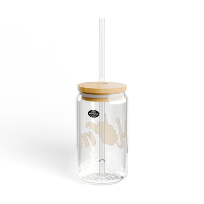 16oz Eco-Friendly Sipper Glass | "Home WV"-Nicodemus Studios