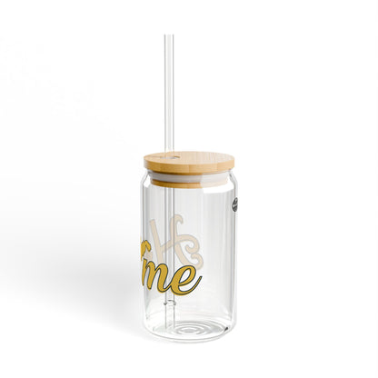 16oz Eco-Friendly Sipper Glass | "Home WV"-Nicodemus Studios