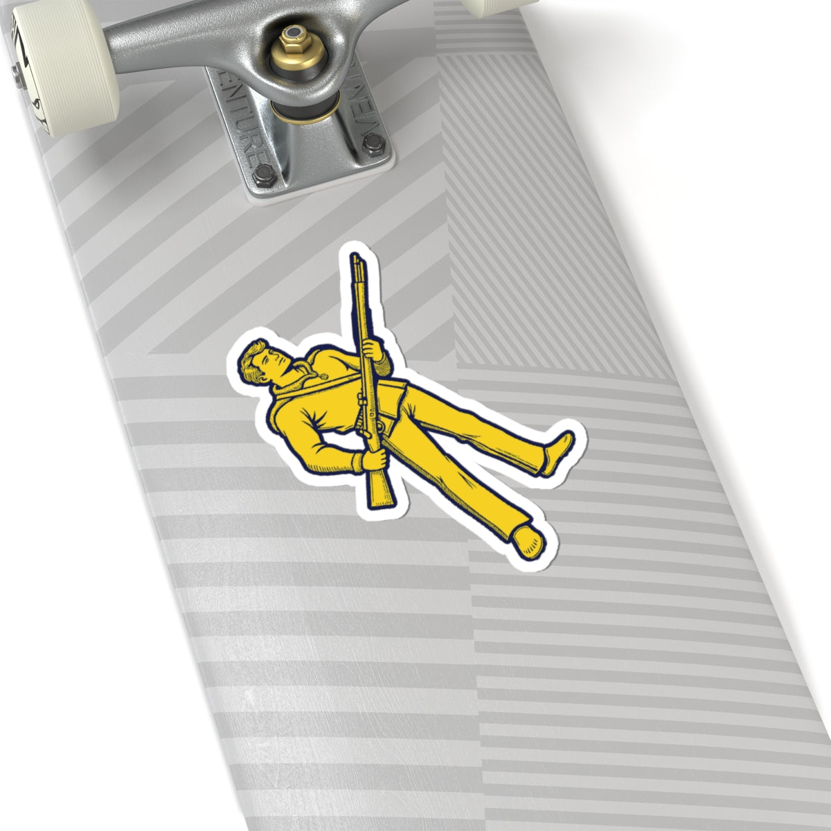 Kiss-Cut Stickers | Mountaineer Yellow & Navy