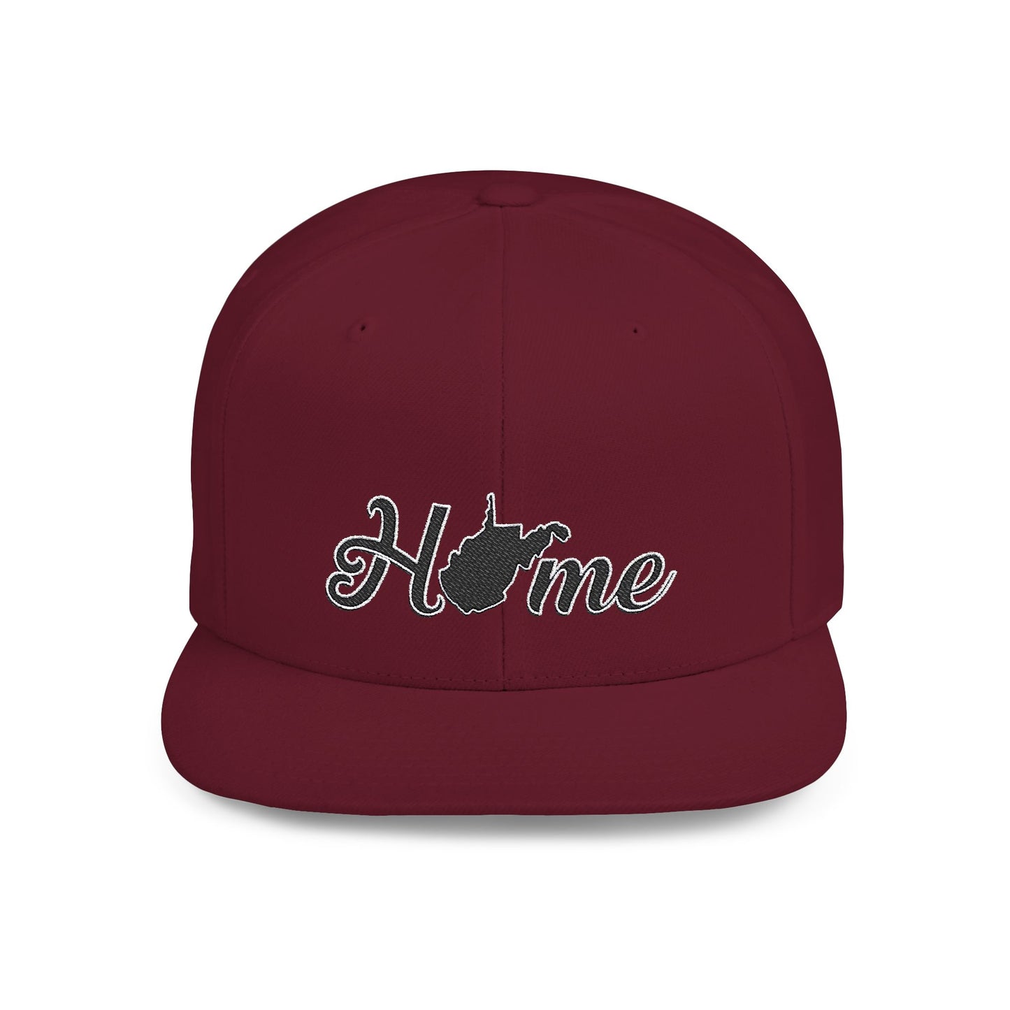 Flat Bill Snapback Hat | Home WV