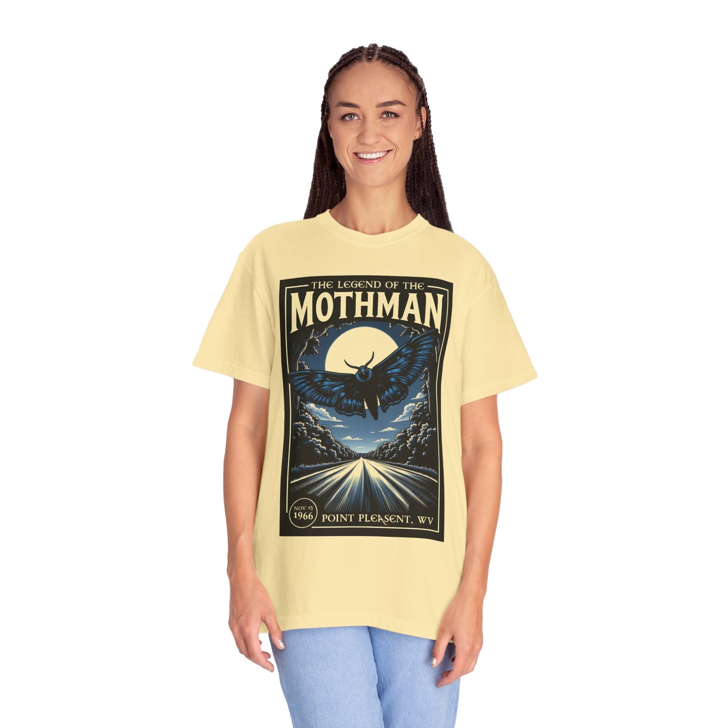 Cryptid T-Shirt | The Legend of The Mothman Vintage Style Design