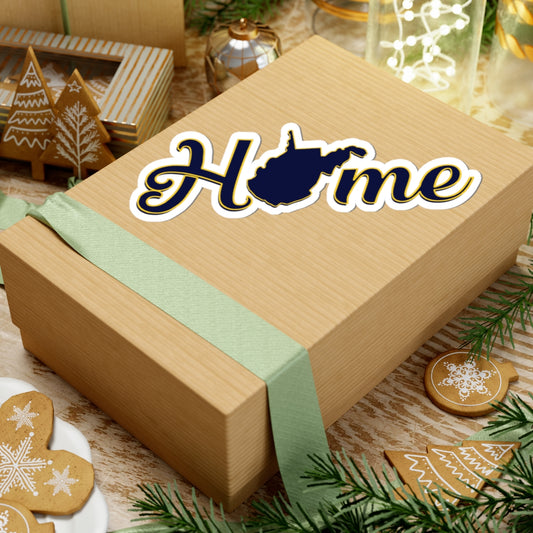 Kiss-Cut Stickers | Home WV Vintage Navy & yellow