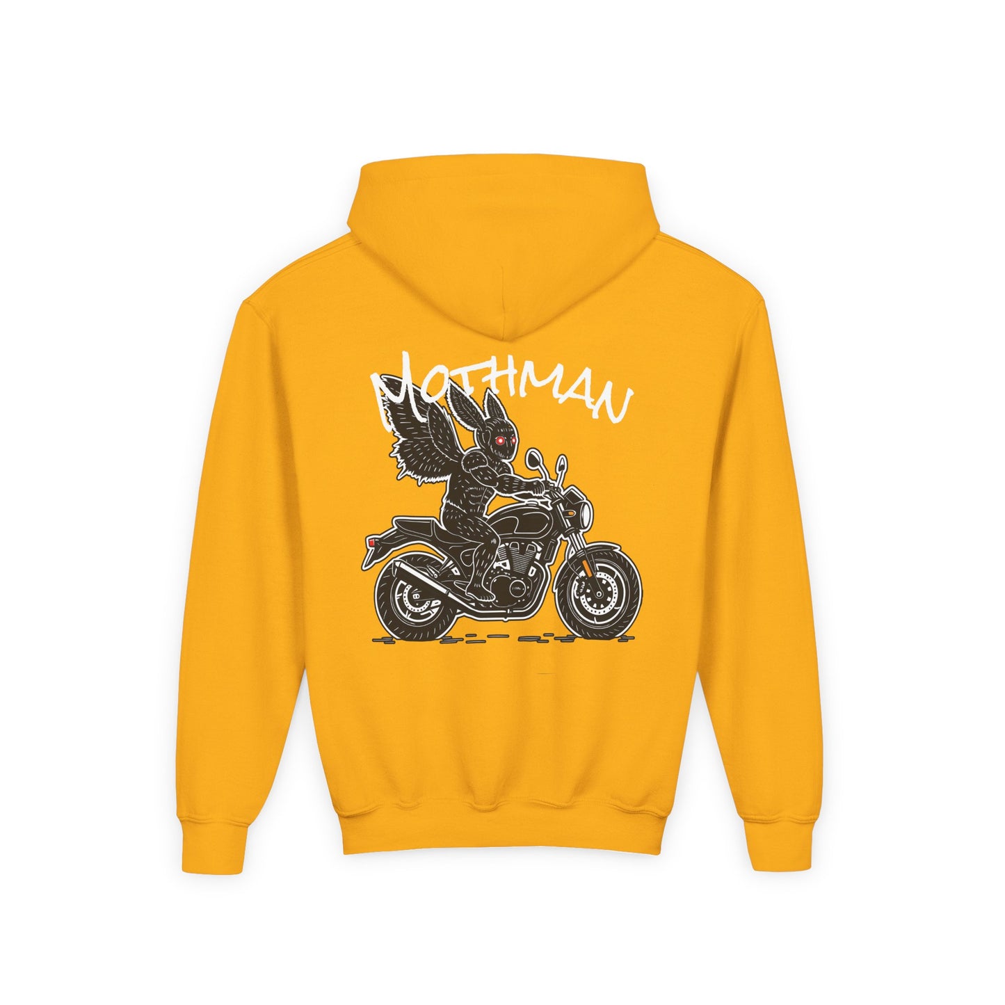 Cozy Youth Hoodie | Biker Mothman