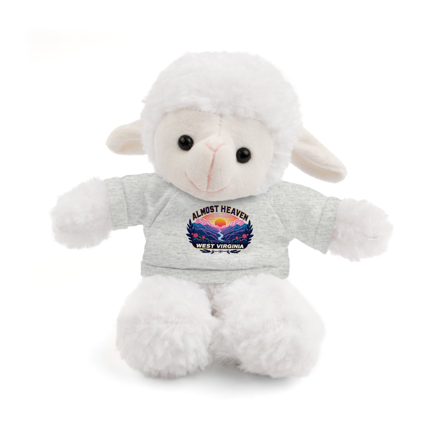 Stuffed Animals with Tee-Ash-Sheep-8"-Nicodemus Studios
