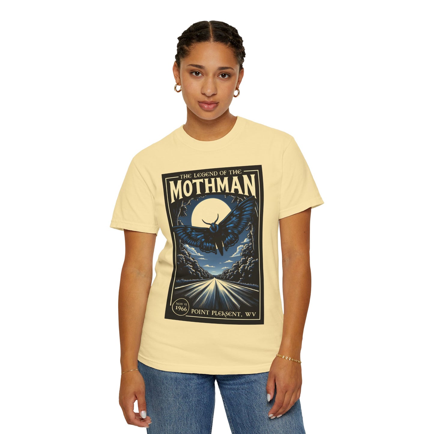 Cryptid T-Shirt | The Legend of The Mothman Vintage Style Design