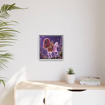 Framed Canvas Artprint | Petalborne Reveries 02 by Nicodemus Studios