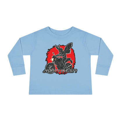 Toddler Long Sleeve Tee |  Mothman Biker