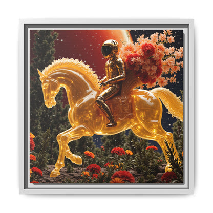 Framed Canvas Artprint | Petalborne Reveries 01 by Nicodemus Studios