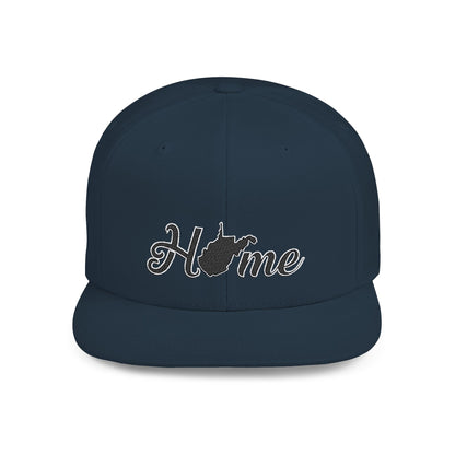 Flat Bill Snapback Hat | Home WV