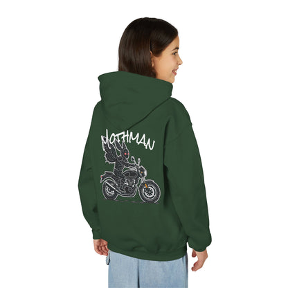 Cozy Youth Hoodie | Biker Mothman