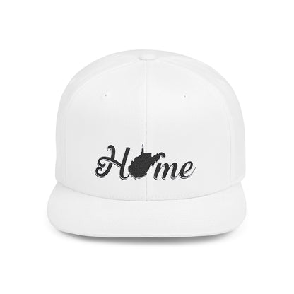 Flat Bill Snapback Hat | Home WV