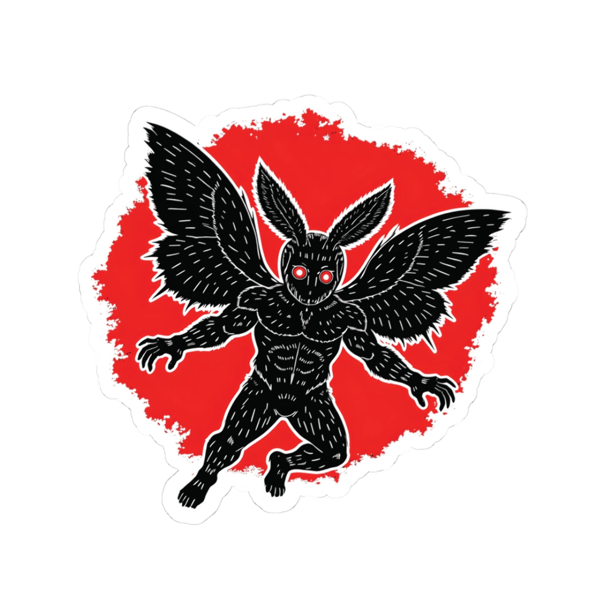 Kiss-Cut Stickers | Flying Mothman