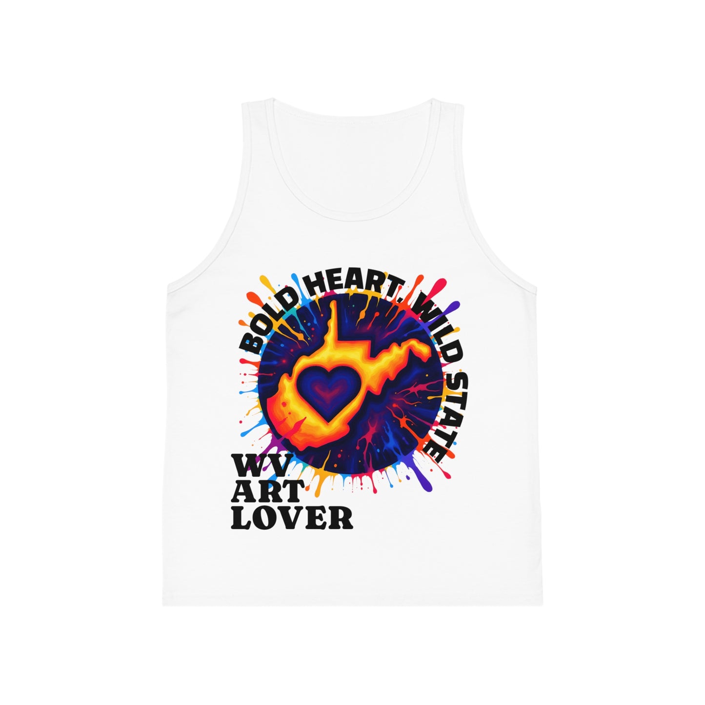 Kid's Jersey Tank Top | Bold Heart Wild State design