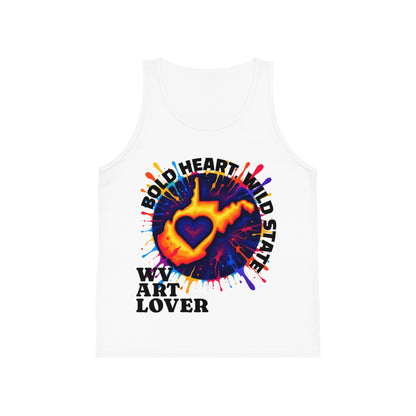 Kid's Jersey Tank Top | Bold Heart Wild State design