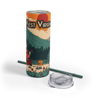 20oz Tumbler Travel Cup | "West Virginia Fawn Melodies"-Nicodemus Studios