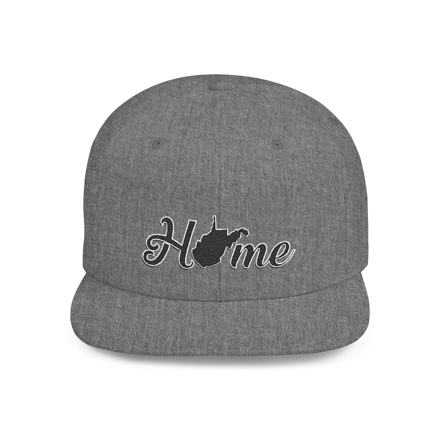 Flat Bill Snapback Hat | Home WV