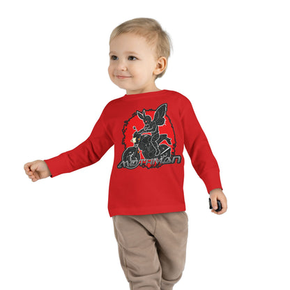 Toddler Long Sleeve Tee |  Mothman Biker