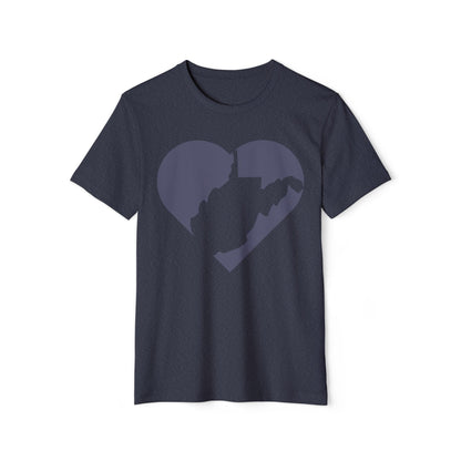 Recycled Organic T-Shirt | WV Heart Design