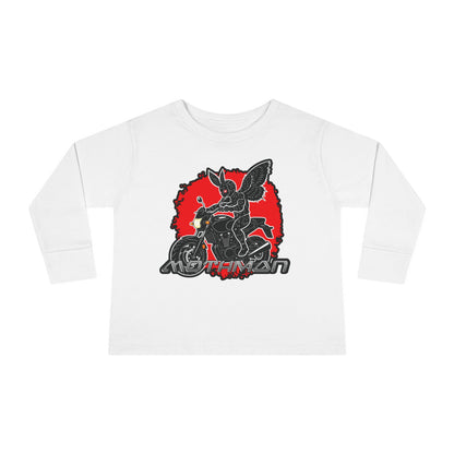 Toddler Long Sleeve Tee |  Mothman Biker