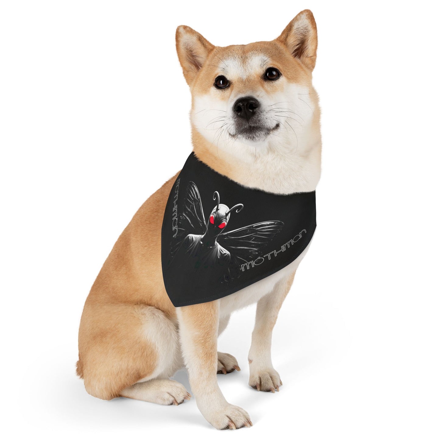 Pet Bandana Collar | Spooky Mothman