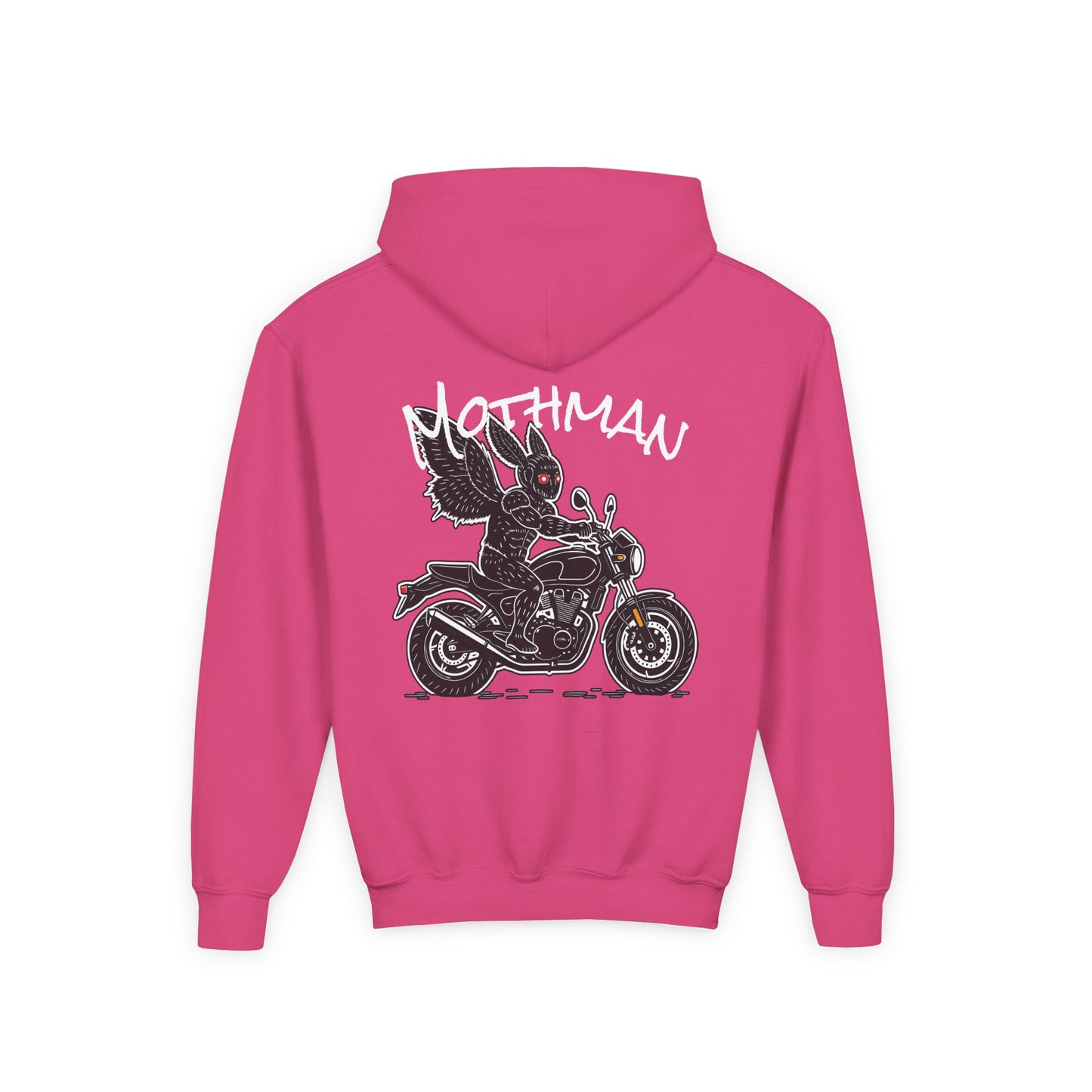 Cozy Youth Hoodie | Biker Mothman