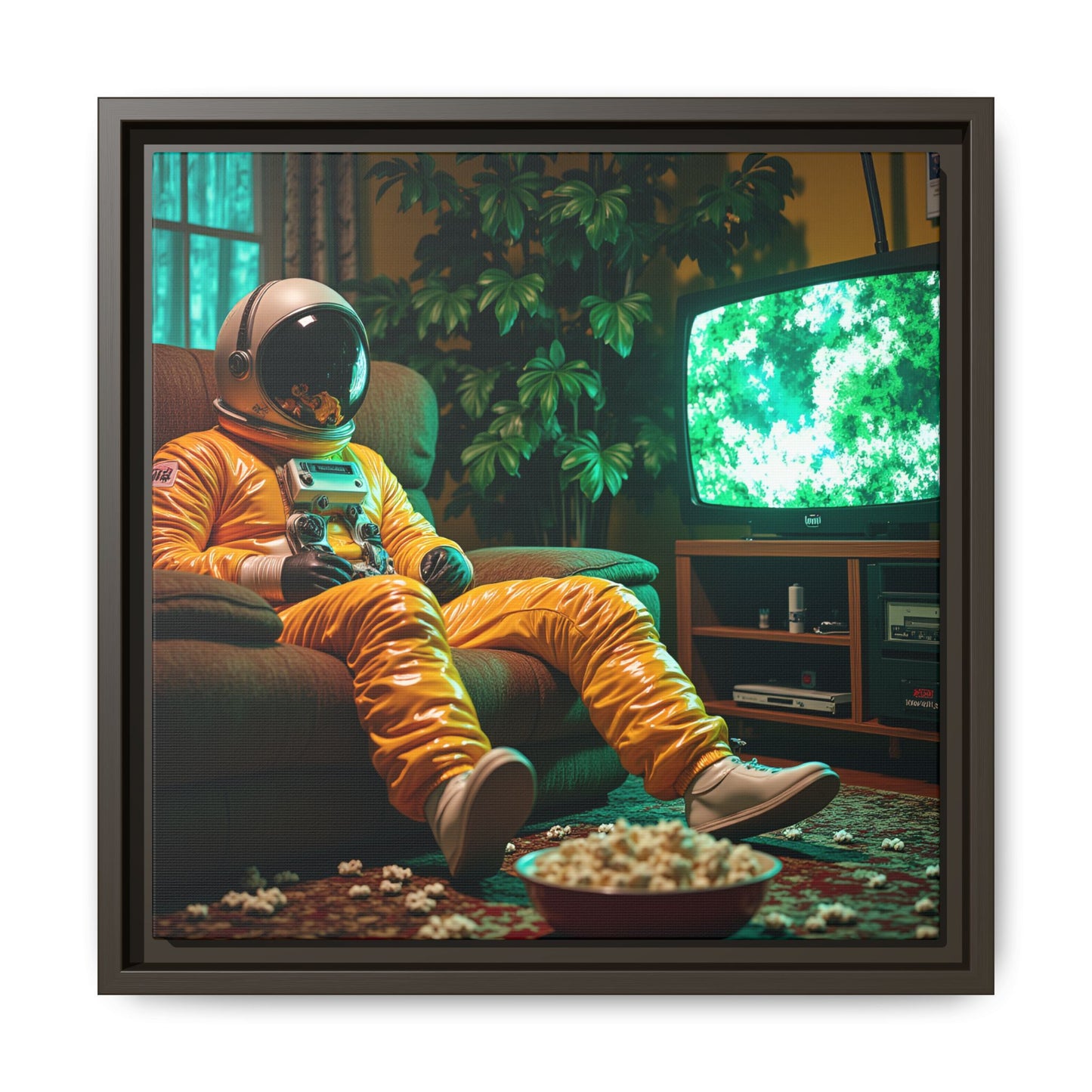 Framed Canvas Artprint | Spacing Out 01 by Nicodemus Studios