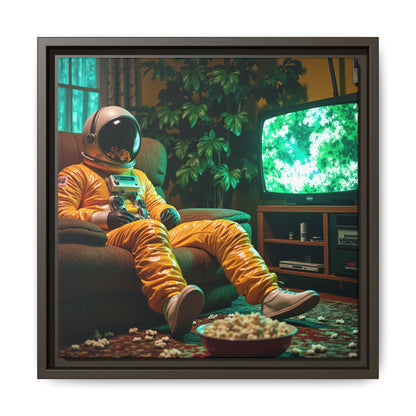 Framed Canvas Artprint | Spacing Out 01 by Nicodemus Studios