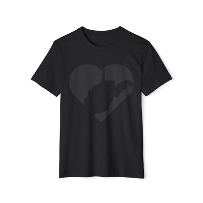 Recycled Organic T-Shirt | WV Heart Design
