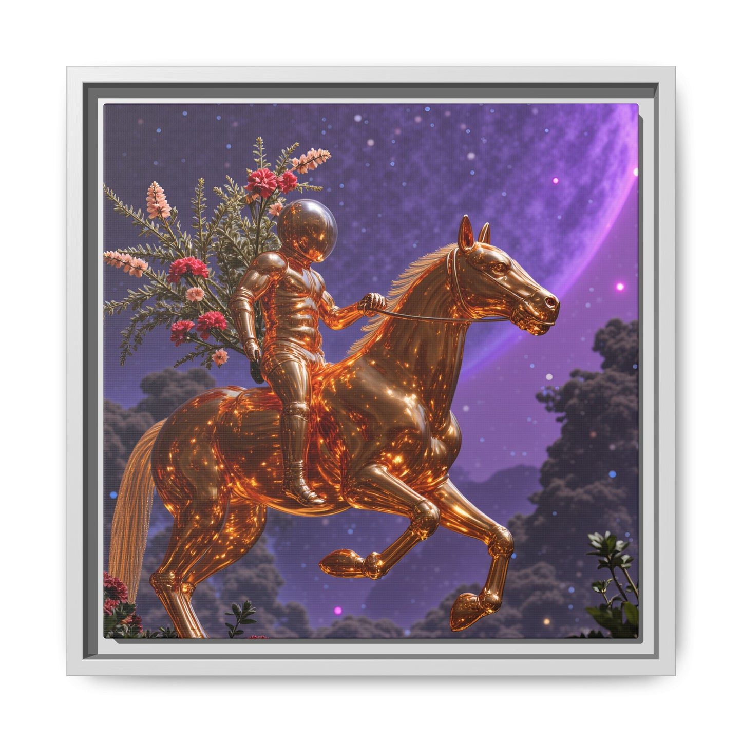 Framed Canvas Artprint | Petalborne Reveries 05 by Nicodemus Studios