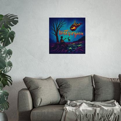 Fine Art Matte Poster Print | "Midnight Visions of West Virginia"