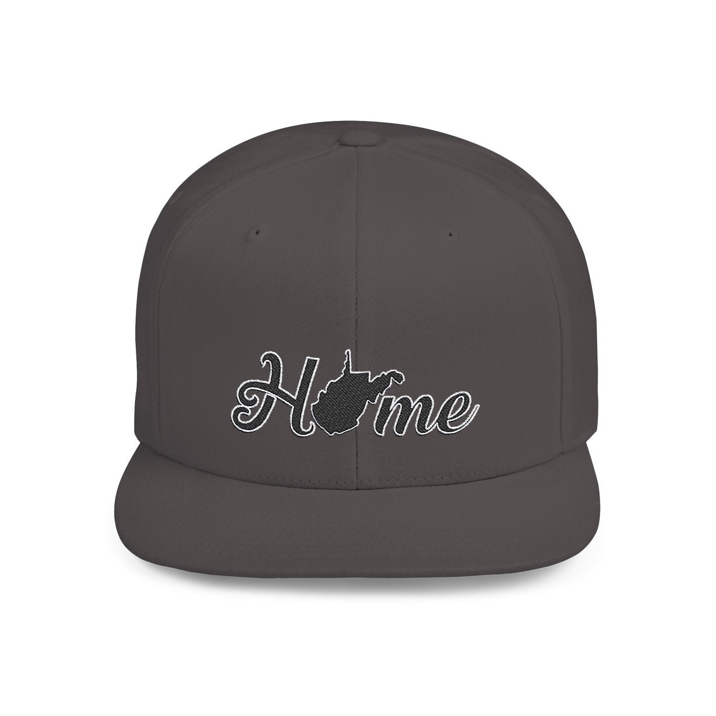 Flat Bill Snapback Hat | Home WV
