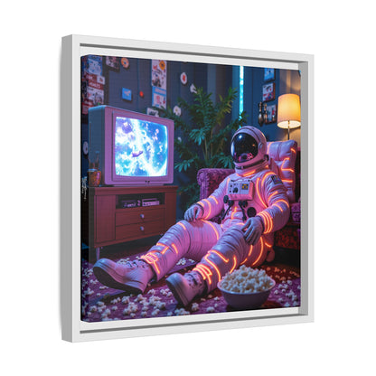 Framed Canvas Artprint | Spacing Out 02 by Nicodemus Studios