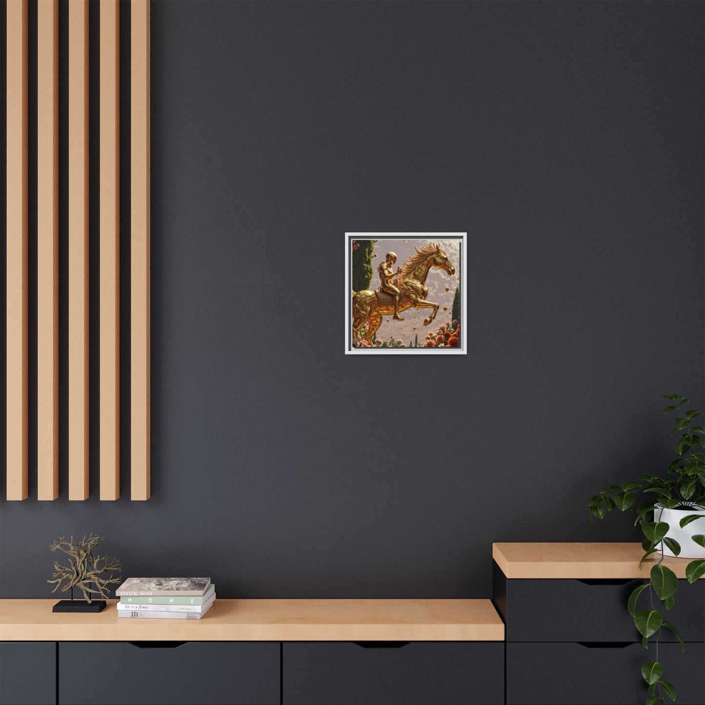 Framed Canvas Artprint | Petalborne Reveries 03 by Nicodemus Studios