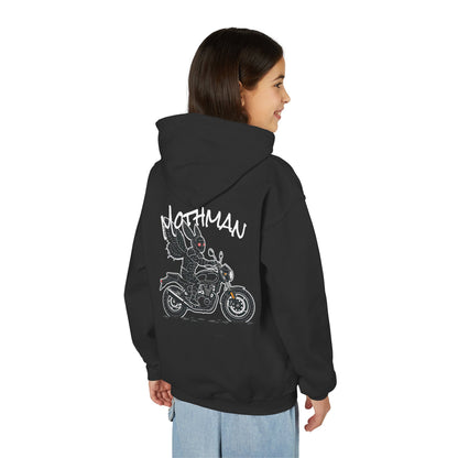 Cozy Youth Hoodie | Biker Mothman