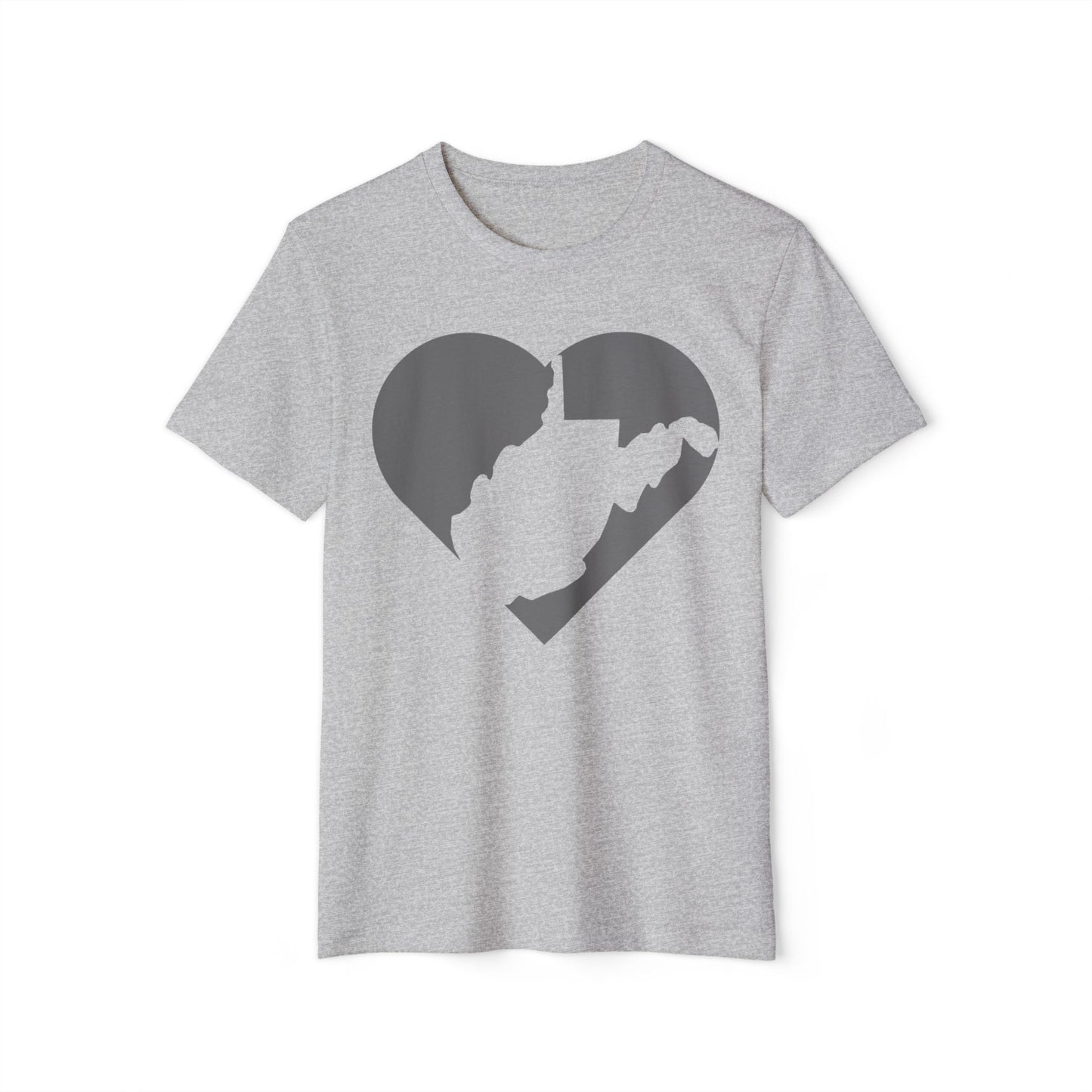 Recycled Organic T-Shirt | WV Heart Design