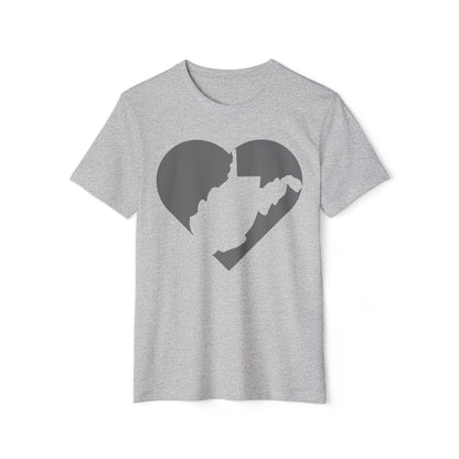Recycled Organic T-Shirt | WV Heart Design