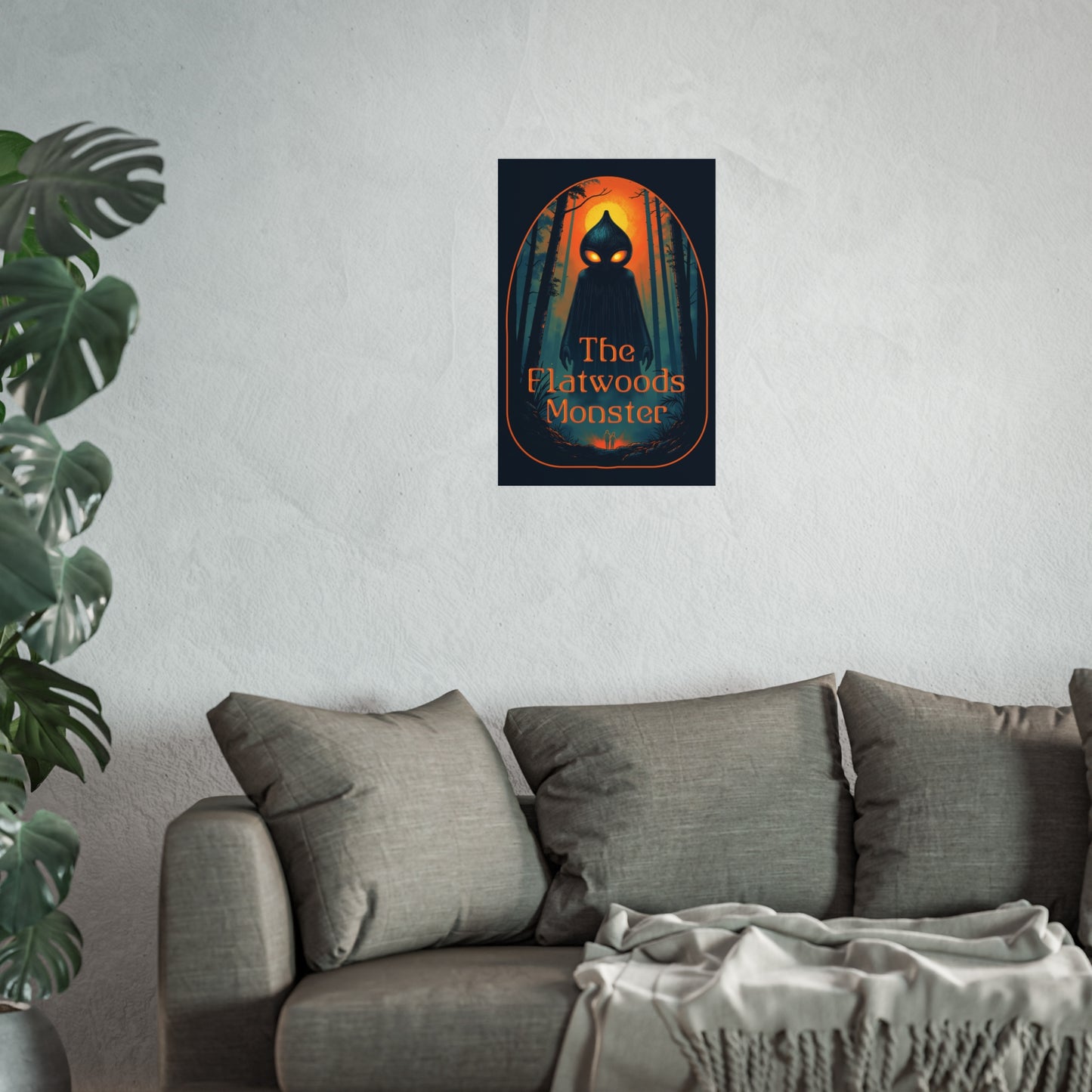 Fine Art Poster | Vintage Flatwoods Monster