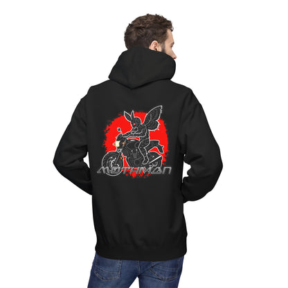 Unisex Fleece Pullover | Mothman Biker