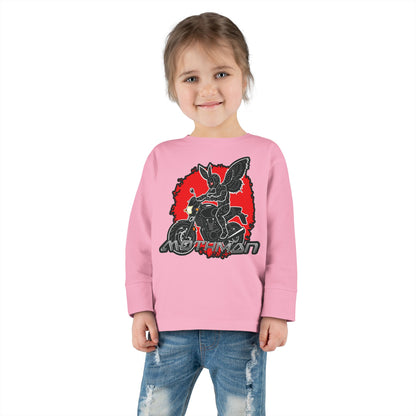 Toddler Long Sleeve Tee |  Mothman Biker