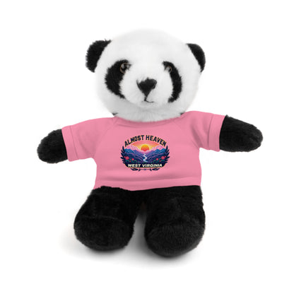 Stuffed Animals with Tee-Pink-Panda-8"-Nicodemus Studios