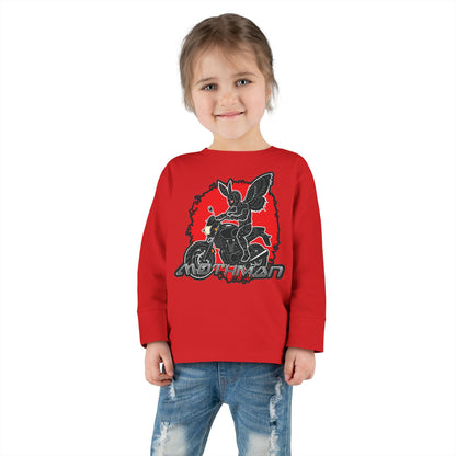 Toddler Long Sleeve Tee |  Mothman Biker