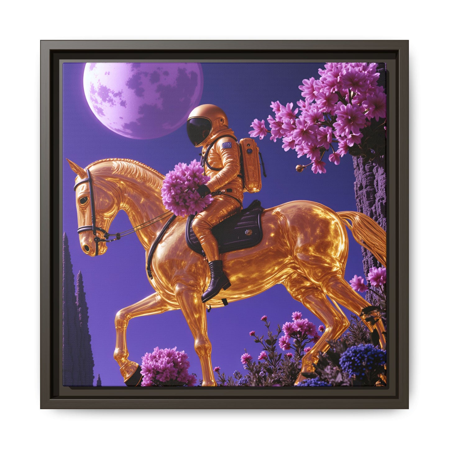 Framed Canvas Artprint | Petalborne Reveries 06 by Nicodemus Studios