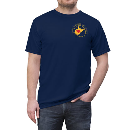 Unisex Graphic Tee Shirt | Home Is Where The Heart Is WV