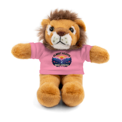 Stuffed Animals with Tee-Pink-Lion-8"-Nicodemus Studios