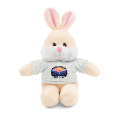 Stuffed Animals with Tee-Ash-Bunny-8"-Nicodemus Studios
