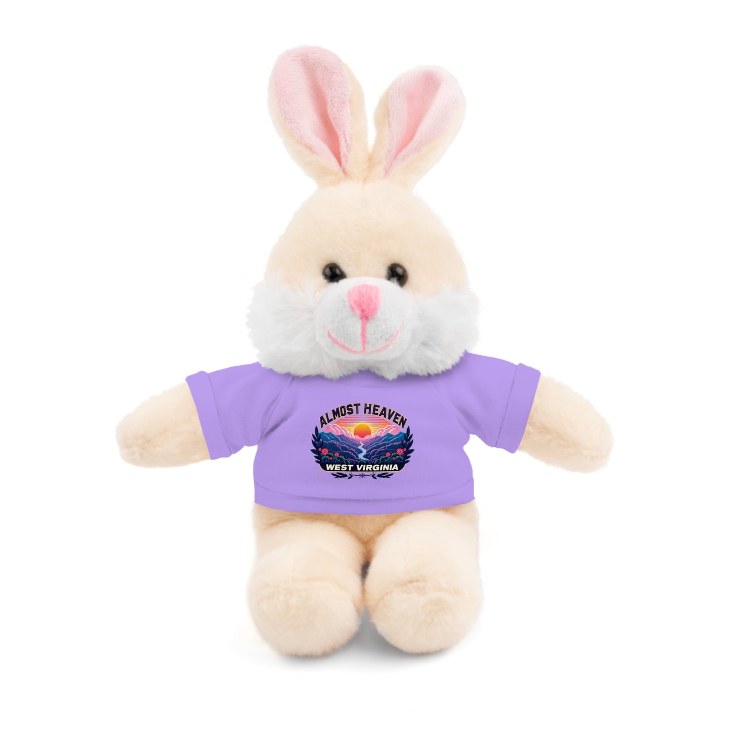 Stuffed Animals with Tee-Lavender-Bunny-8"-Nicodemus Studios