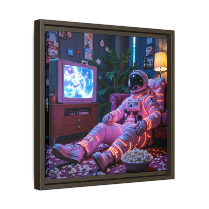 Framed Canvas Artprint | Spacing Out 02 by Nicodemus Studios