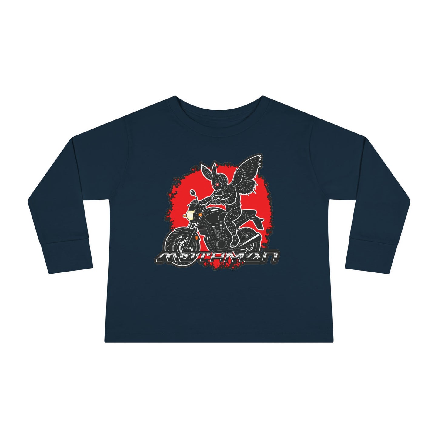 Toddler Long Sleeve Tee |  Mothman Biker