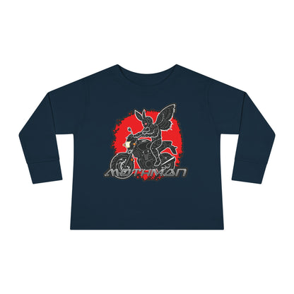 Toddler Long Sleeve Tee |  Mothman Biker