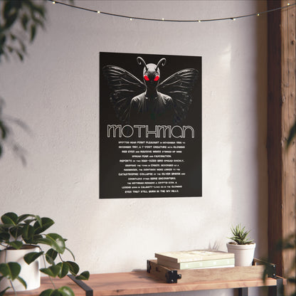 Art Poster | Mothman with backstory